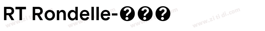 RT Rondelle字体转换 RT Rondelle字体转换